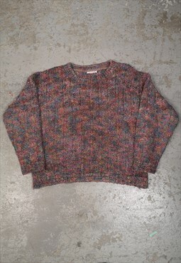 Vintage Next Knit Jumper Abstract Patterned 