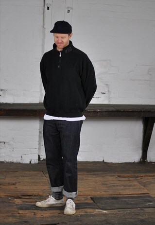 90S FILA 1/4 ZIP SWEATER