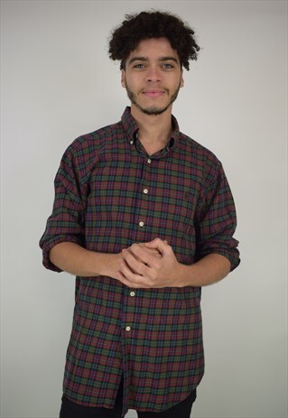 VINTAGE 90'S RALPH LAUREN PLAID SHIRT