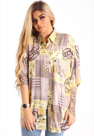VINTAGE PATTERN SHIRT NS364