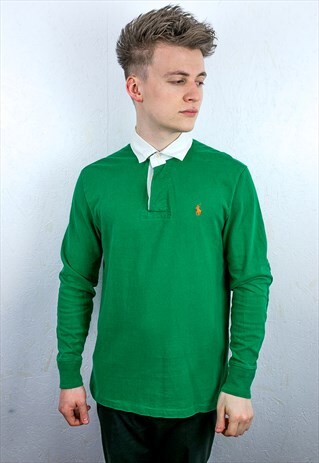 VINTAGE RALPH LAUREN RUGBY POLO SHIRT