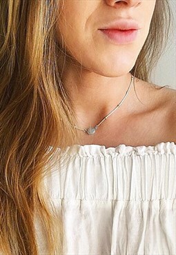 Sea Breeze Aquamarine Necklace 