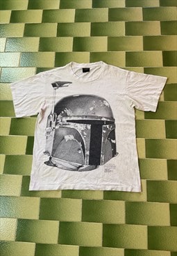 Vintage 90s 1995 Star Wars Boba Fett Big Print T-Shirt L