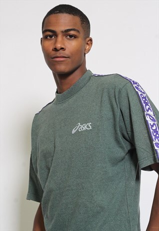 VINTAGE ASICS TAPE LOGO T-SHIRT