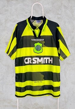 Vintage Celtic Football Shirt 1996/1997 Away CR Smith Large