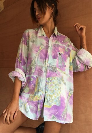 OVERSIZED RETRO 90S 80S VINTAGE UNISEX FESTIVAL SHIRT