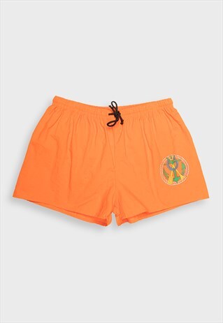 BRIGHT ORANGE SPORTS SHORTS