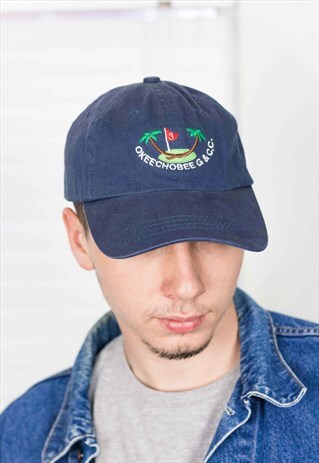 VINTAGE EMBROIDERED BASEBALL CAP LOGO 90S ONE SIZE 3.0