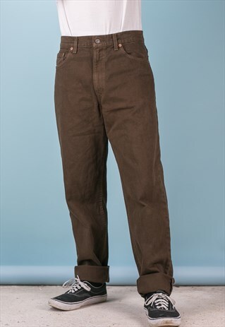 VINTAGE 90S BROWN 501 LEVI JEANS