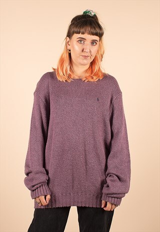 VINTAGE OVERSIZED POLO RALPH LAUREN JUMPER /R28002