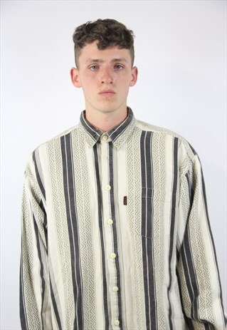 VINTAGE NAVAJO PATTERNED SHIRT