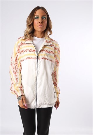 SHELL BOMBER JACKET REEBOK OVERSIZED FITTED UK 14 (D3G)