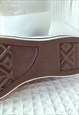 RETRO BLACK SILVER CANVAS ALL STAR CONVERSE  UK6