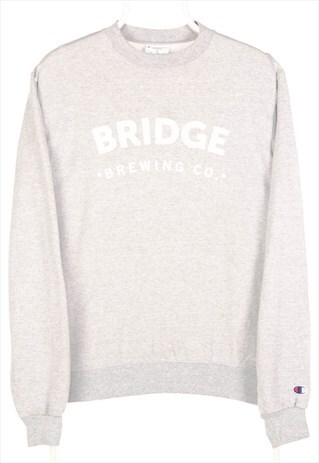 Champion - Grey Bridge Crewneck Sweatshirt - Small