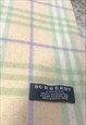 VINTAGE EARLY 00S NOVA CHECK CASHMERE ICONIC BURBERRY SCARF