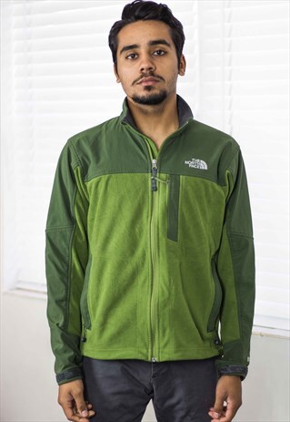 VINTAGE THE NORTH FACE FLEECE JACKET LOGO 90S M 20.5
