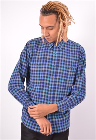 VINTAGE ELLESSE SHIRT CHECK MULTI