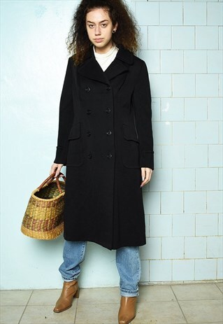 RARE VINTAGE 60S MADE IN FINLAND CLASSY THICK COAT WINTER