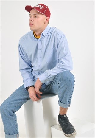 VINTAGE CORDUROY SHIRT IN BLUE