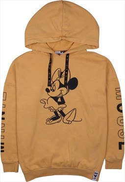 Vintage 90's Diseny Hoodie Mickey Mouse Pullover Yellow