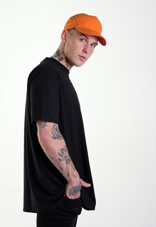ESSENTIAL BLANK BASEBALL HAT CAP - ORANGE