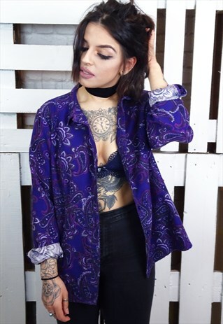 PAISLEY VINTAGE 90'S LONG SLEEVED SHIRT