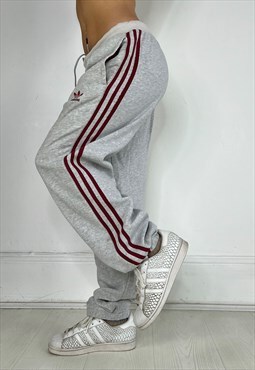 Vintage Adidas Joggers Y2k Baggy Tracksuit Bottoms 