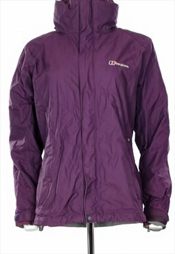Berghaus AQ2 Rain Jacket With Hood In Purple Size UK 12
