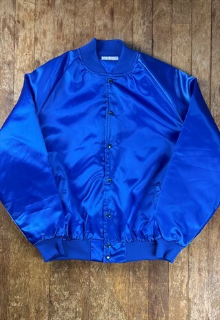 VINTAGE BLUE BASEBALL JACKET