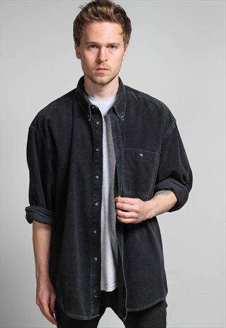 VINTAGE OVERSIZED CORDUROY SHIRT