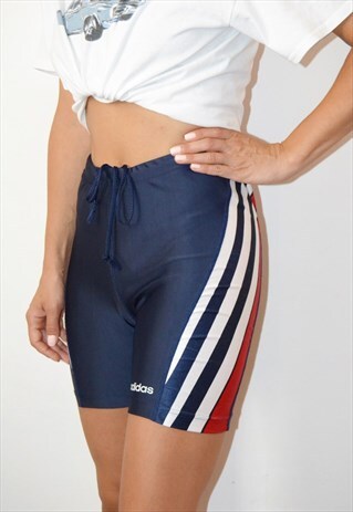 VINTAGE 90S ADIDAS LEGGINGS SHORTS MADE IN PORTUGAL
