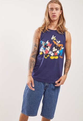 VINTAGE DISNEY GRAPHIC FESTIVAL VEST