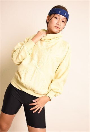 VINTAGE 80'S ATHLEISURE SLOUCHY PASTEL SWEATSHIRT JUMPER