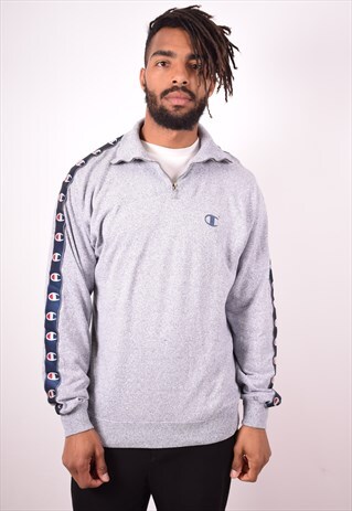 CHAMPION MENS VINTAGE SWEATSHIRT JUMPER XL GREY 90S