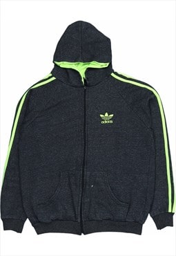 Vintage 90's Adidas Hoodie Spellout Zip Up,