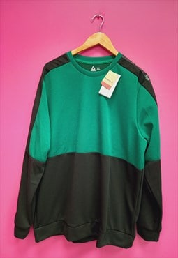 Green Black Sweatshirt Long Sleeved