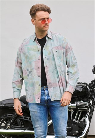 MARIOS SHIRT COMPANY VINTAGE WATER COLOUR SHIRT