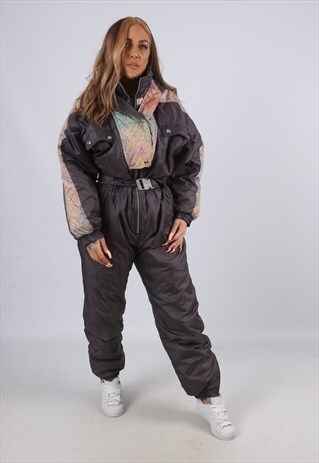 VINTAGE EASY GEAR FULL SKI SUIT SNOW SPORTS UK 16 XL (M3F)