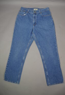 Vintage LL Bean Jeans in Blue with Logo