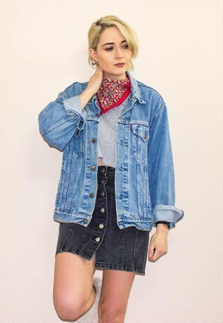 VINTAGE LEVI 90'S OVERSIZED STONEWASH DENIM JACKET