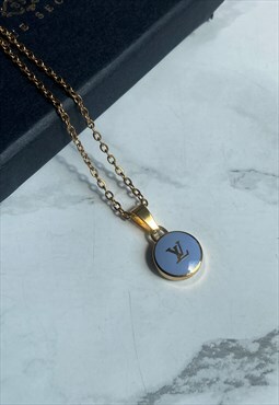 Authentic Louis Vuitton Pastilles Pendant- Reworked Necklace