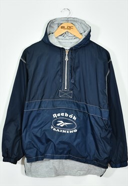 Vintage 1990's Reebok Training Jacket Blue Medium