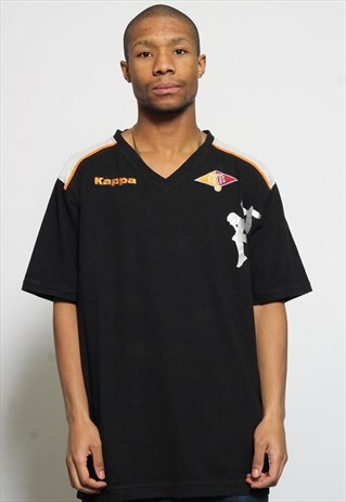 VINTAGE KAPPA LOGO T-SHIRT BLACK