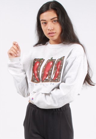 VINTAGE CHAMPION CROPPED SWEATSHIRT