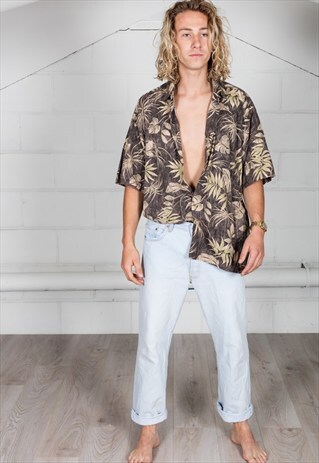 VINTAGE HAWAII FLOWER UNISEX SHIRT