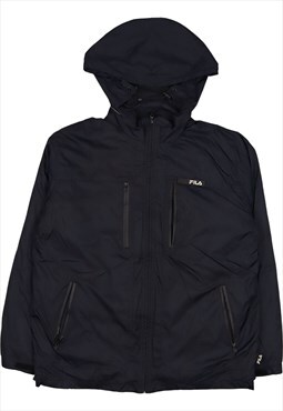 Fila 90's Spellout Waterproof Windbreaker XXLarge (2XL) Blac