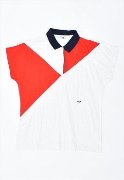 Vintage Fila Polo Shirt White