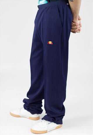 VINTAGE 90S ELLESSE NAVY TRACKSUIT BOTTOMS