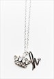 H CROWN INITIAL ANKLET 925 STERLING SILVER