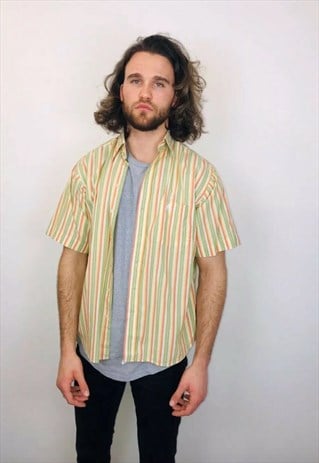 VINTAGE 90S ADIDAS STRIPE SHIRT